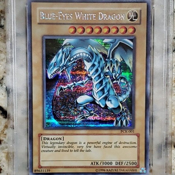 2004 Yu-GI-Oh Blue-Eyes White Dragon PSA 10 PCK-001 Power Of Chaos Kaiba Revenge - Picture 1 of 5